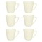 Manhattan Comfort Mendi 6 Mugs (12.17 oz.) in Ivory NM09-7301 - alternate 1
